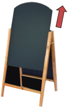 Chalkbard sandwich board double sided removable board cheapest price in Burnaby BC